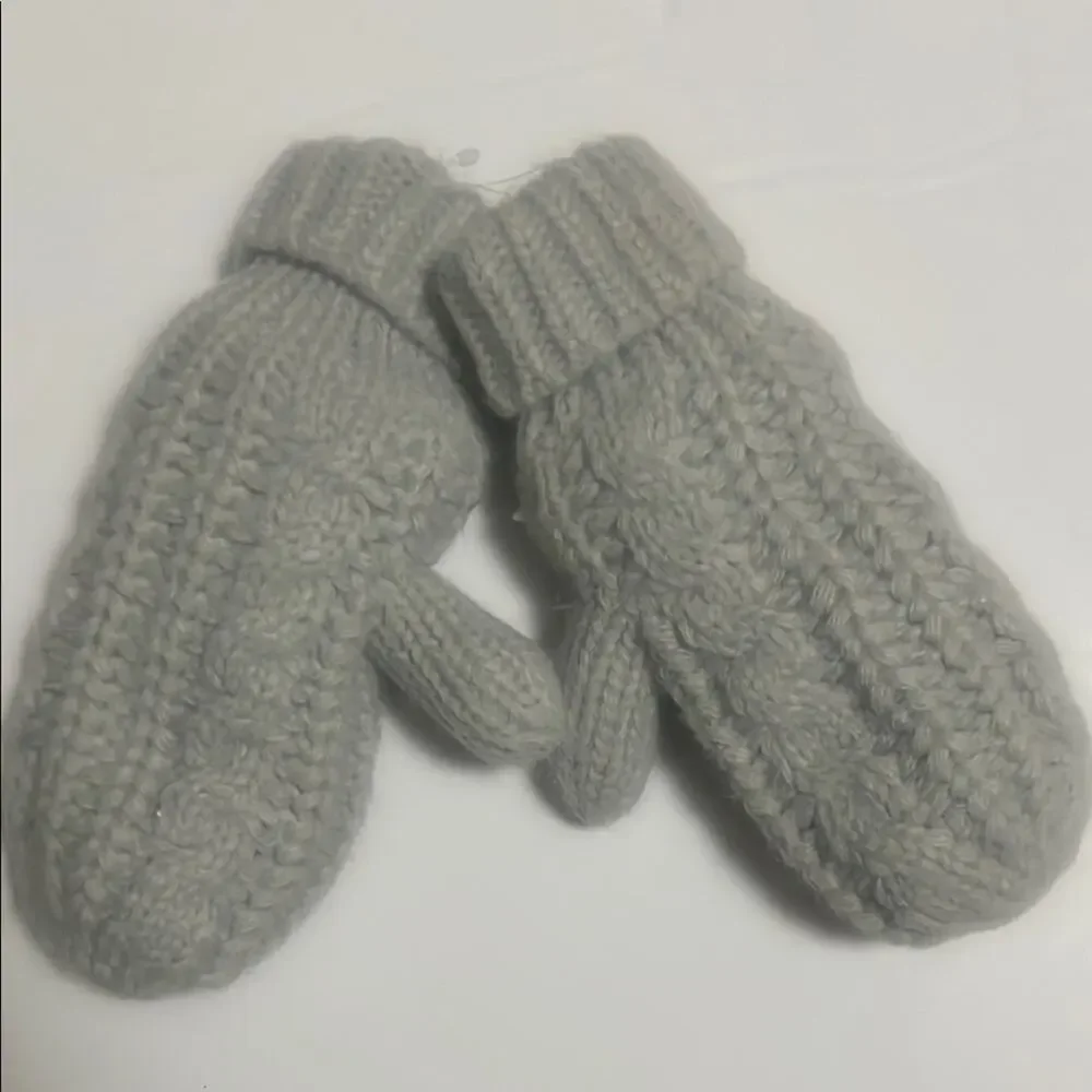 KIDS PAW MITTEN PALE GREY‎
